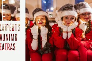 Lietuviški kalėdiniai nykštukų ir Kalėdų Senelio sveikinimai vaikams