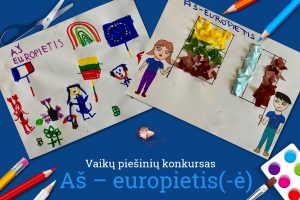 Vaikų piešinių konkursas Europos dienai paminėti