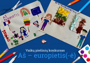 Vaikų piešinių konkursas Europos dienai paminėti