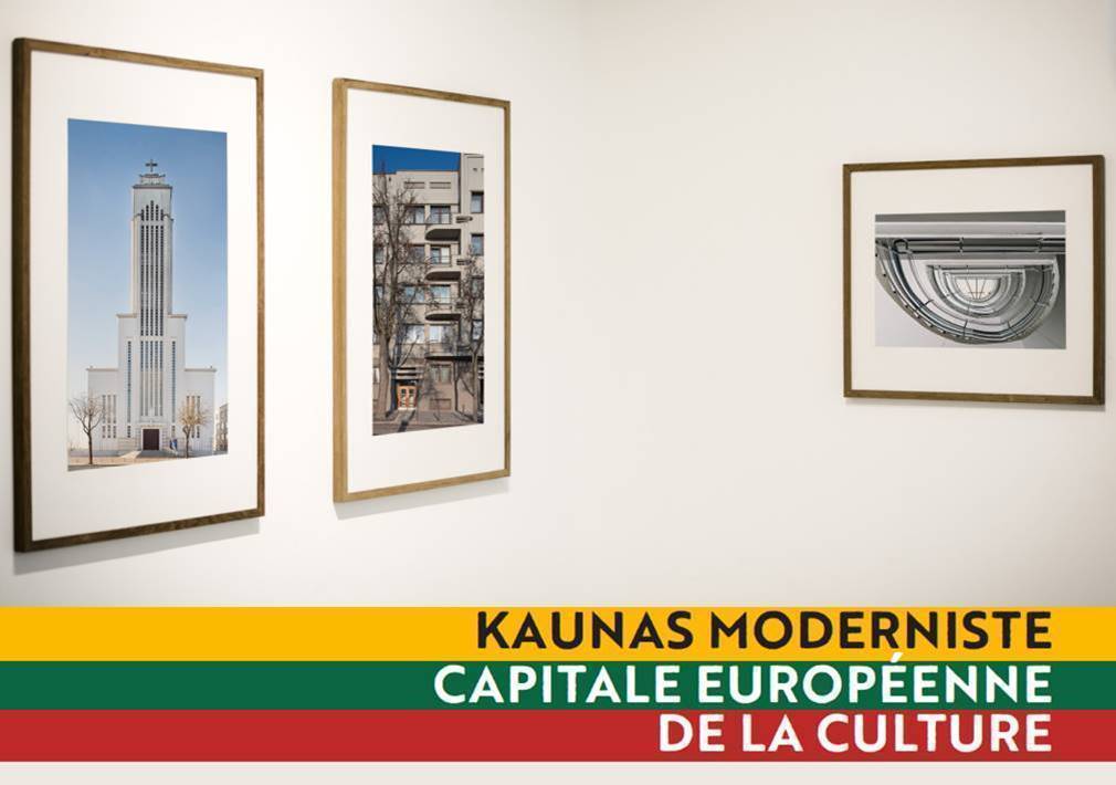 Kvietimas į Kauno modernizmo architektūros foto parodos atidarymą Paryžiuje