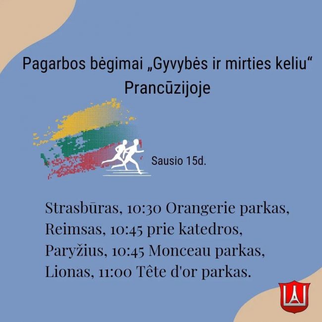 Simbolinis Sausio 13-osios bėgimas „Gyvybės ir mirties keliu”
