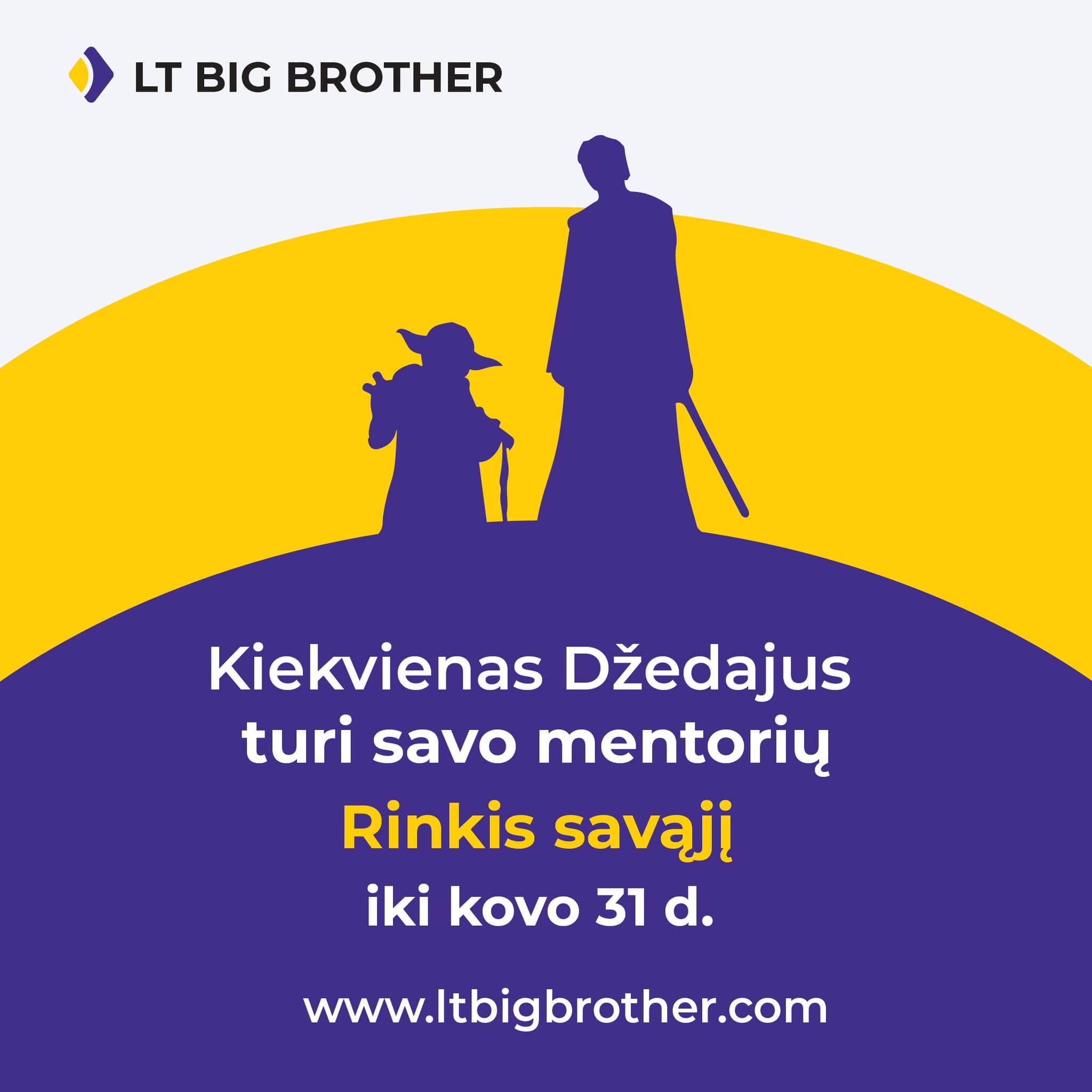 Kviečiame registruotis į LT Big Brother mentorystės programą!