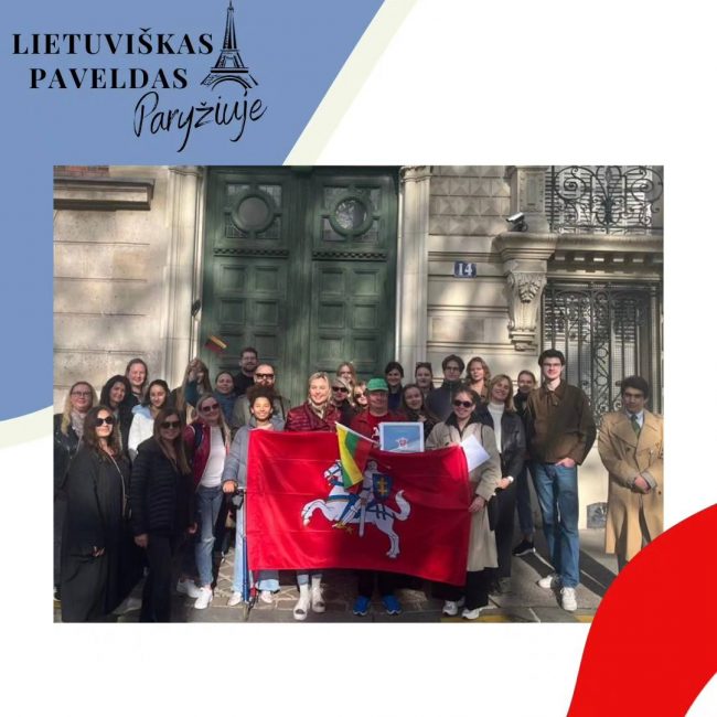 Ekskursija apie lietuviškus simbolius Paryžiuje