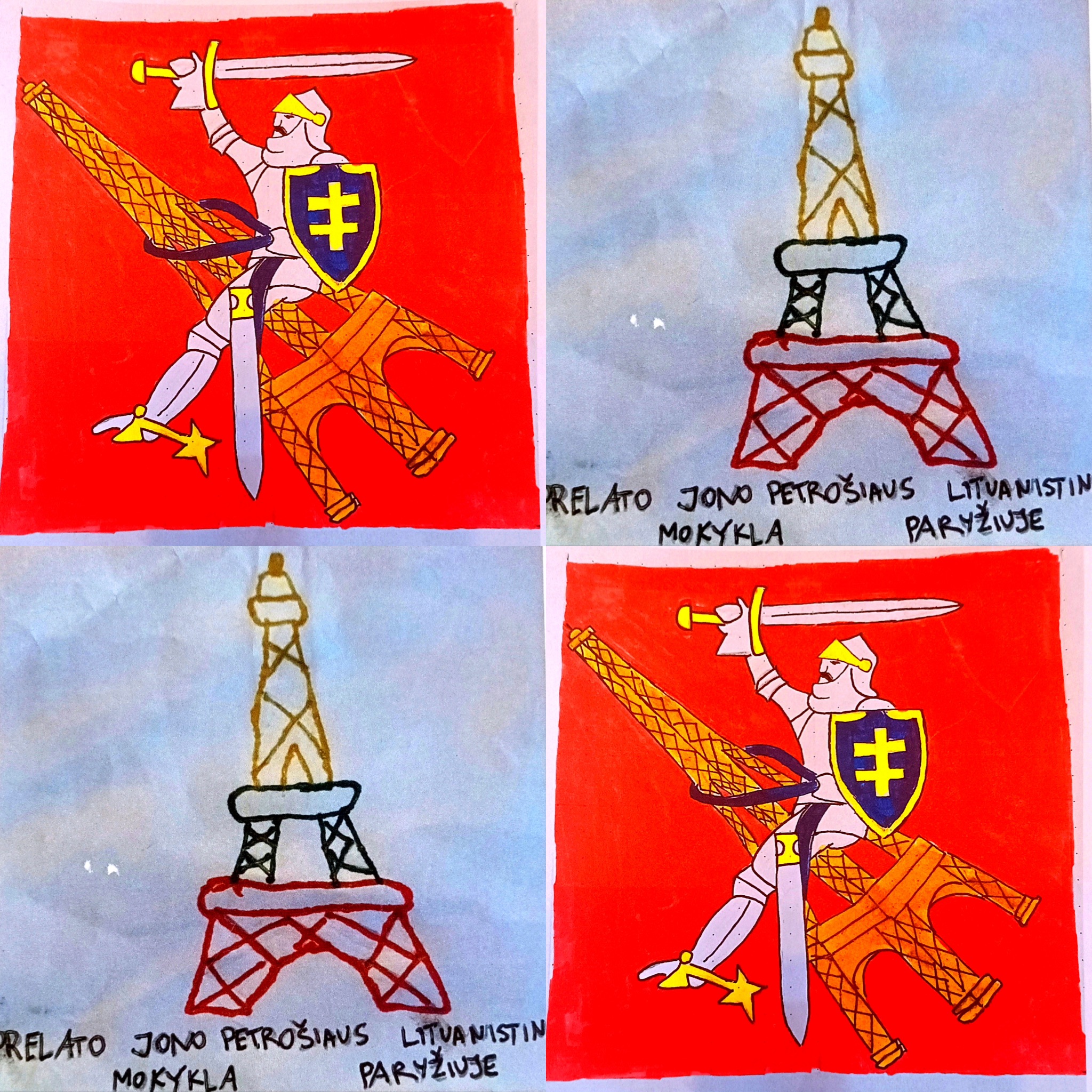 Sukurk logo lituanistinei mokyklai Paryžiuje. Finalinis balsavimas