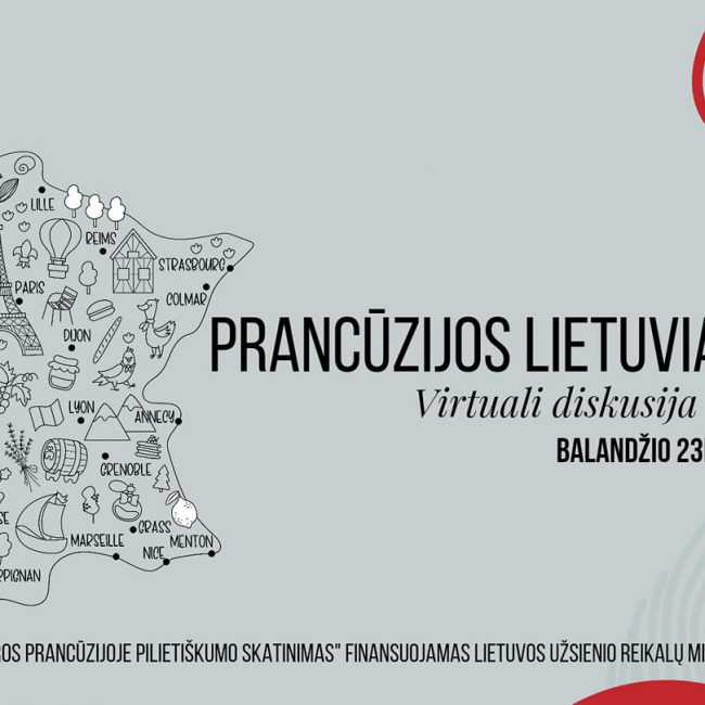 Prancūzijos lietuvių virtuali diskusija / balandžio 23d. 19 val [FR laiku]