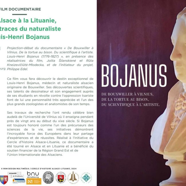 Bojanus dokumentinio filmo peržiūra ir diskusija Strasbūre