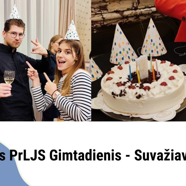 Lapkričio 23 d. švęsime PrLJS sąjungos gimtadienis ir suvažiavimas
