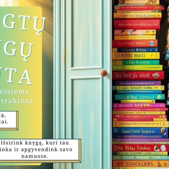 IŠAUGTŲ KNYGŲ SPINTA Paryžiuje, susitikimų  ir pamokų metu