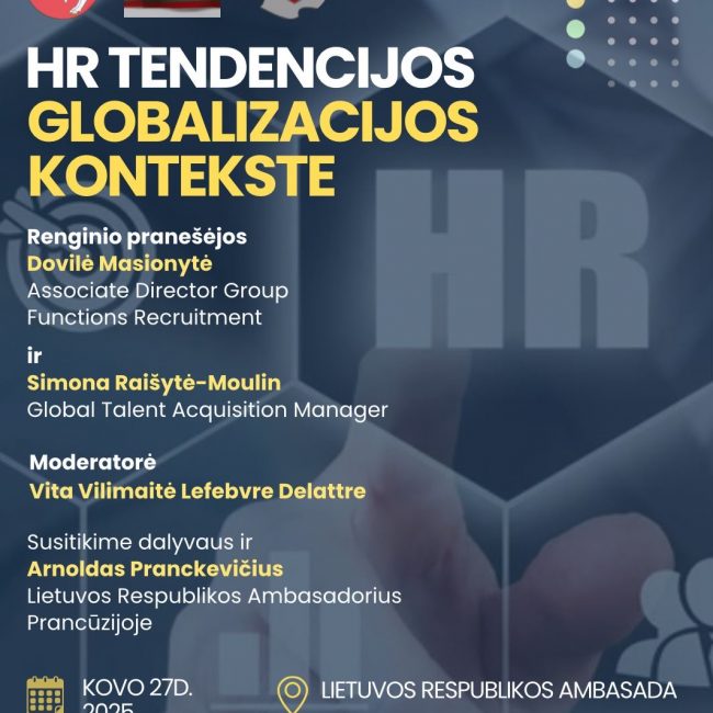 Profesionalų klubas kviečia: HR tendencijos globalizacijos kontekste