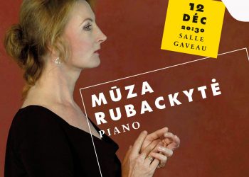 Paryžiuje „Salle Gaveau“ – išskirtinis Mūzos Rubackytės rečitalis Čiurlionio 150-mečiui paminėti