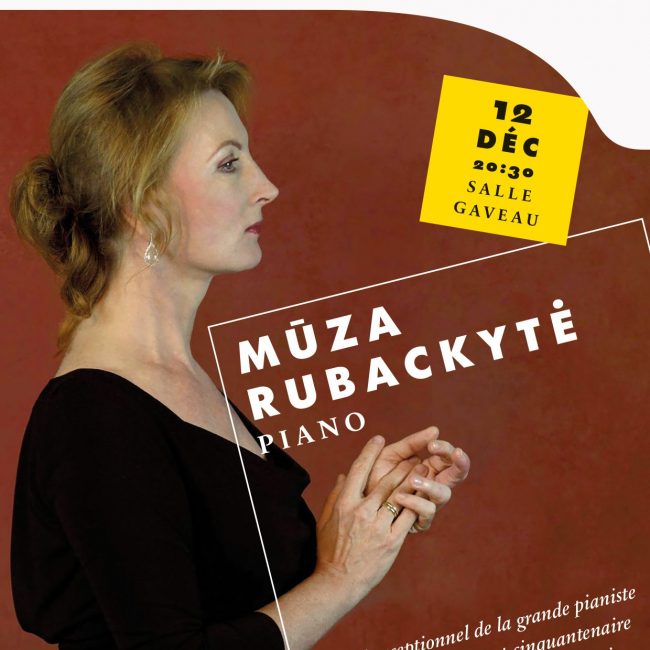 Paryžiuje „Salle Gaveau“ – išskirtinis Mūzos Rubackytės rečitalis Čiurlionio 150-mečiui paminėti