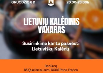 Lietuvių jaunimo kalėdinis vakaras Paryžiuje