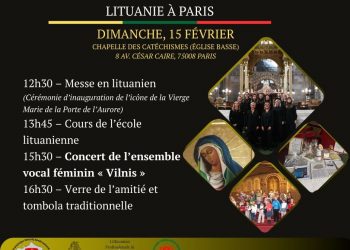 Célébration de la Fête Nationale  de la Lituanie à Paris 2026