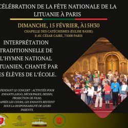 Célébration de la Fête Nationale  de le Lituanie à Paris 2026 4