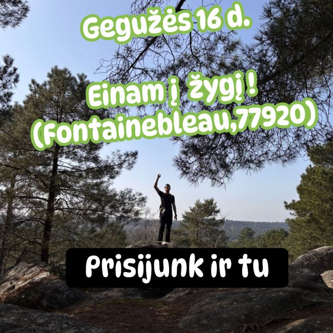 Gegužės 16d. kviečiame į žygį!