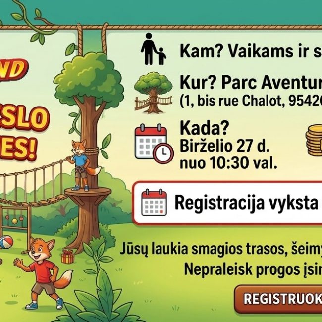 Mokslo metų užbaigtuvės karstynių parke – birželio 27 d.