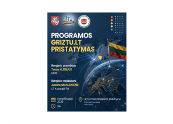 „Grįžtu LT“ programos pristatymas ir susitikimas Paryžiuje