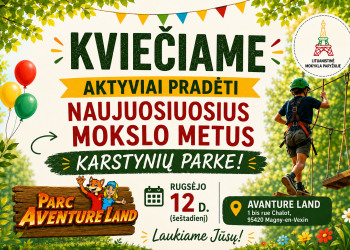 Mokslo metų atidarymo šventė karstynių parke – rugsėjo 12 d.