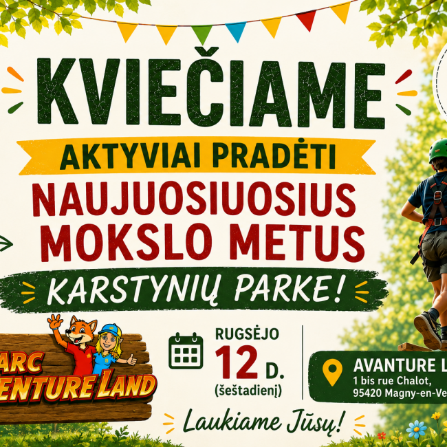 Mokslo metų atidarymo šventė karstynių parke – rugsėjo 12 d.