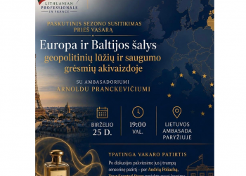 Profesionalų klubo paskutinis šio sezono susitikimas – diskusija su Ambasadoriumi
