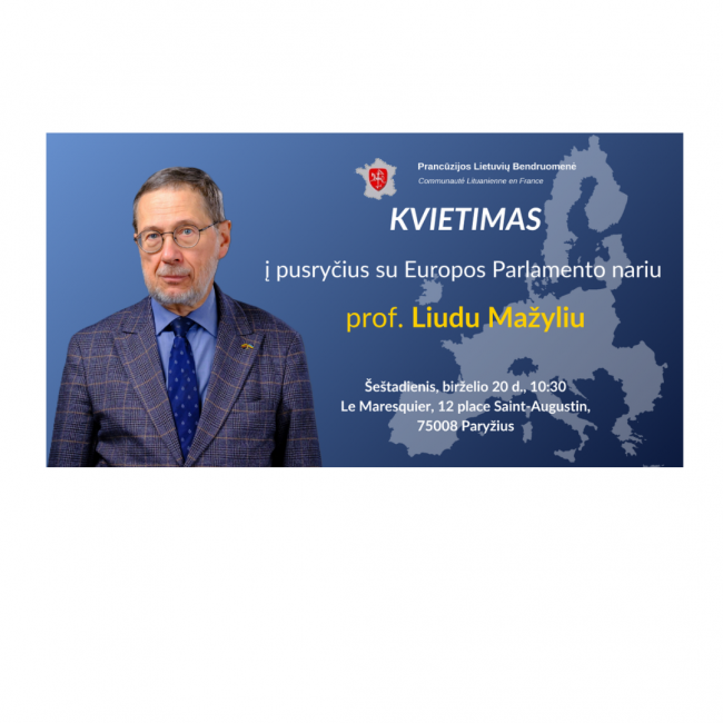 Šeštadienio pusryčiai su Europos Parlamento nariu prof. Liudu Mažyliu