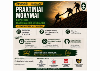 PASIRUOŠĘ – SAUGESNI! Praktiniai mokymai Charenton-le-Pont (94)