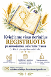 Kviečiame visus norinčius registruotis pasiruošimui sakramentams (Paryžiuje)